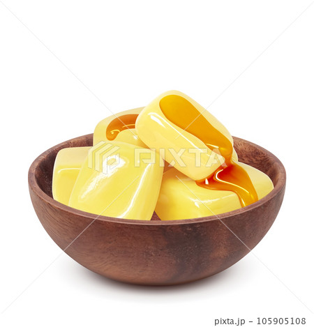 はちみつバターのイラスト リアル はちみつバターのイラスト リアル 105905108