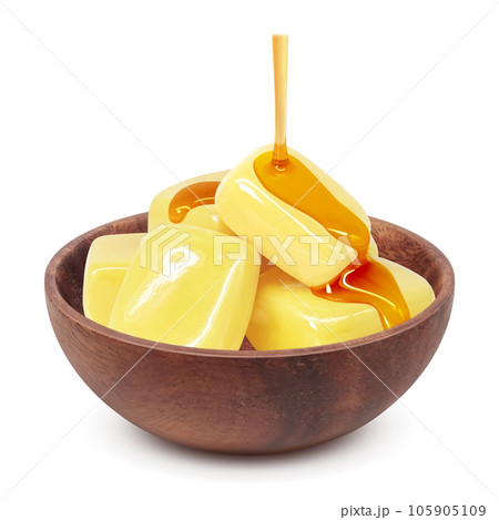 はちみつバターのイラスト リアル 105905109