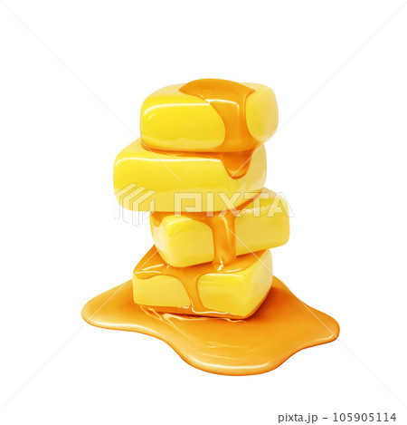 はちみつバター イラスト リアル はちみつバター イラスト リアル 105905114
