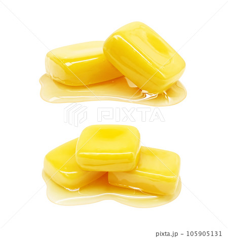 溶けたバターのイラスト リアル 溶けたバターのイラスト リアル 105905131
