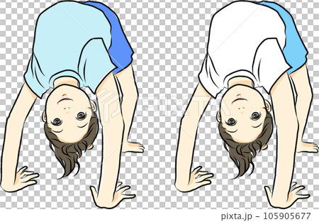 在體操課和體育課上架起橋樑的女孩 105905677