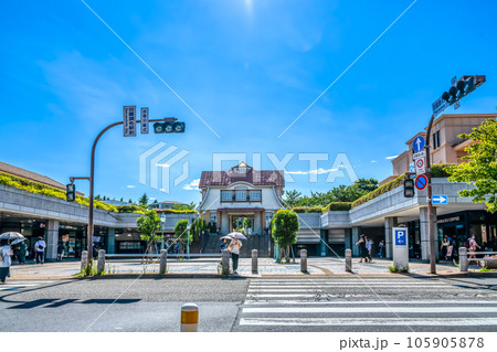東京都大田区の都市風景 田園調布駅 東京都大田区の都市風景 田園調布駅 105905878