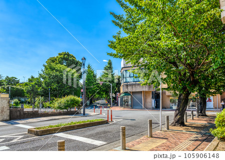 東京都大田区の都市風景　田園調布駅 105906148