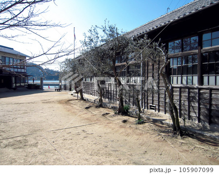 小豆島 二十四の瞳映画村 岬の分教場 木造校舎 苗場尋常小学校田浦分校 小豆島 二十四の瞳映画村 岬の分教場 木造校舎 苗場尋常小学校田浦分校 105907099