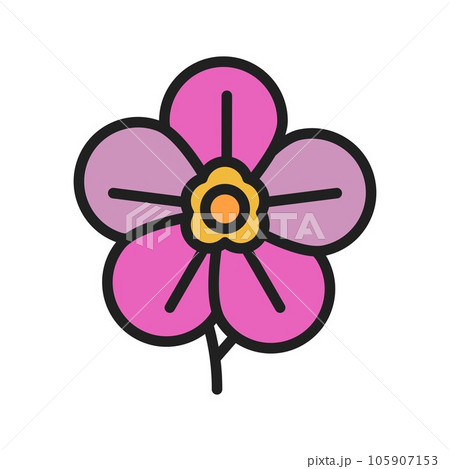 Violet Icon Image. 105907153