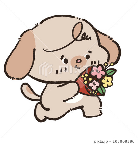 Cute dog illustration doodle arts happy activities hand drawn transparent background Cute dog illustration doodle arts happy activities hand drawn transparent background 105909396