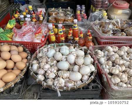 カンボジア 食材売り場 カンボジア 食材売り場 105910752