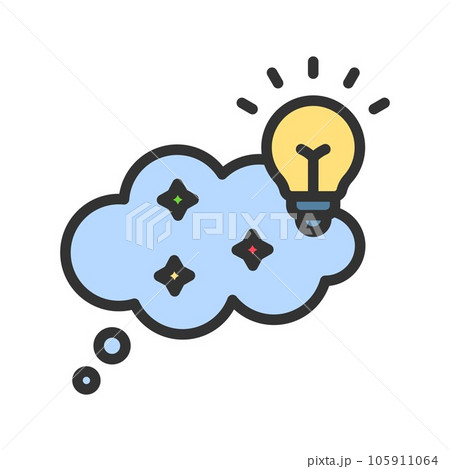 Imagination Icon Image. 105911064