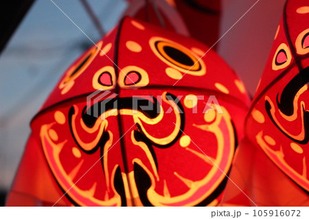 ねぷた金魚ちょうちん 『白壁の町並み』山口県柳井市 観光 ねぷた金魚ちょうちん 『白壁の町並み』山口県柳井市 観光 105916072