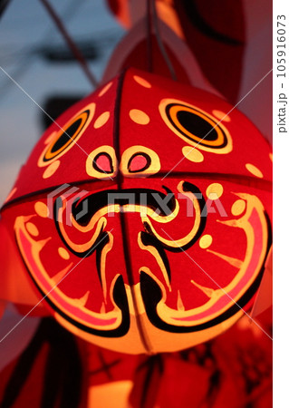 ねぷた金魚ちょうちん 『白壁の町並み』山口県柳井市 観光 ねぷた金魚ちょうちん 『白壁の町並み』山口県柳井市 観光 105916073