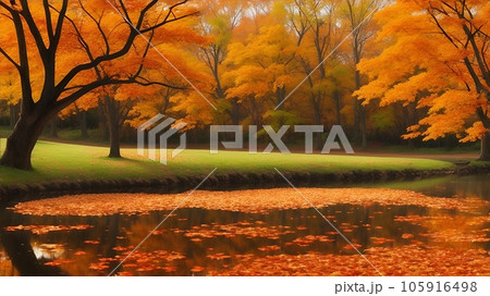 秋と風景/Generative AI 105916498