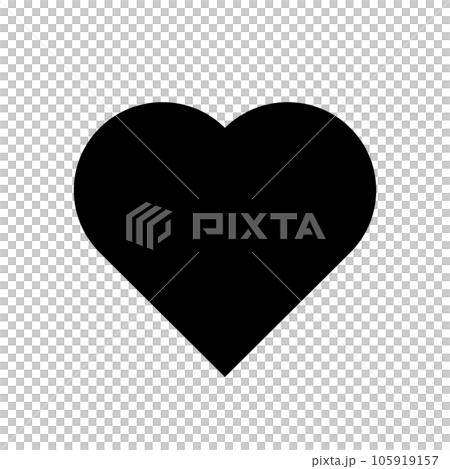 代表一顆心的填充風格圖標 105919157