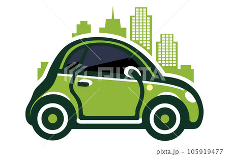 City car vector illustration concept, Cute vector smart car illustration, Car sharing logo, City car vector illustration concept, Cute vector smart car illustration, Car sharing logo, 105919477