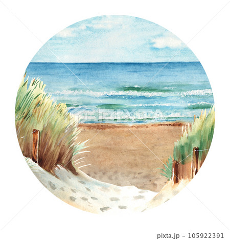 Beach Paintings Stock Illustrations, Cliparts and Royalty Free Beach  Paintings Vectors