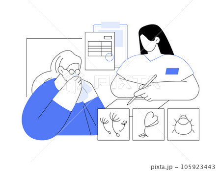 Allergy treatment abstract concept vector illustration. 105923443