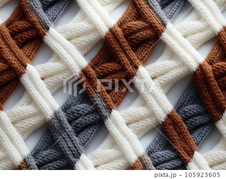 Handmade knitting wool seamless pattern Stock Photo by ©KronaLux 109359128