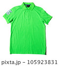 Green polo shirt on a white background 105923831
