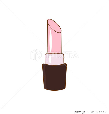 clipart korean cosmetics lipstick. Vector illustration isolated clipart korean cosmetics lipstick. Vector illustration isolated 105924339