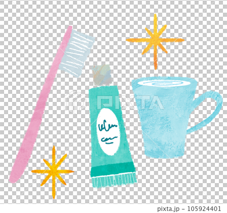 歯磨きのイラスト 105924401