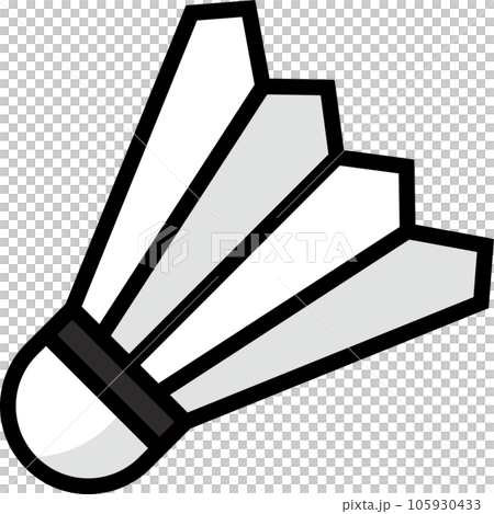 badminton color flat line icon badminton color flat line icon 105930433
