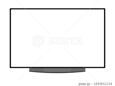 有機ELテレビのイラストフレーム 有機ELテレビのイラストフレーム 105931114