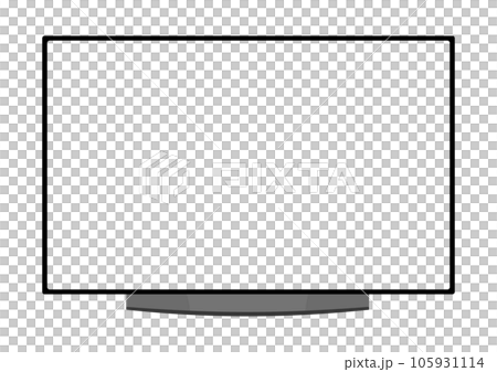 有機ELテレビのイラストフレーム 有機ELテレビのイラストフレーム 105931114