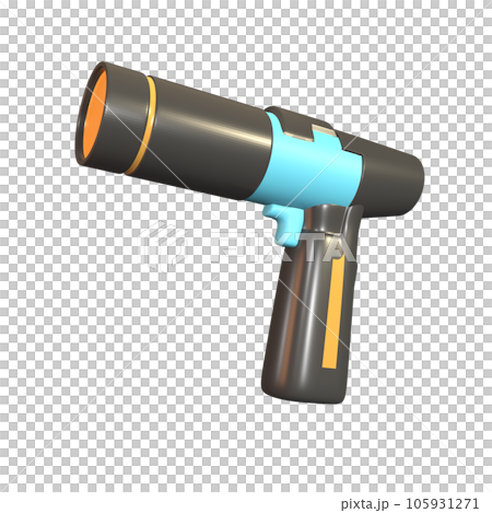 3D icon welding torch rendered isolated on the transparent background 105931271