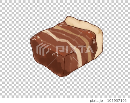 豚の角煮イラスト素材 豚の角煮イラスト素材 105937193