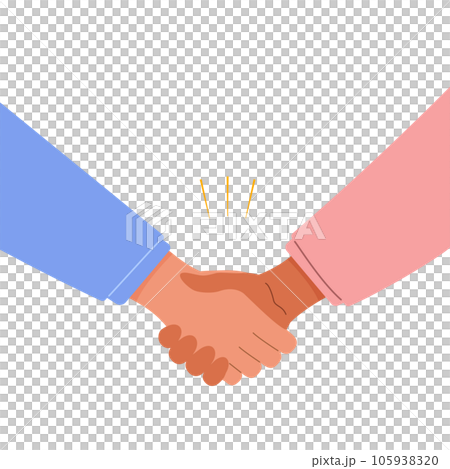 握手する手のイラスト 105938320