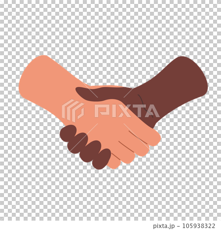 握手する手のイラスト 握手する手のイラスト 105938322