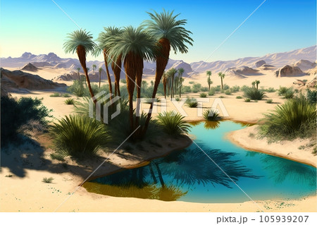 Oasis in the desert - Generative AI 105939207