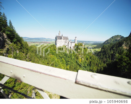 ノイシュヴァンシュタイン城（マリエン橋から）, 2023, 夏 105940698