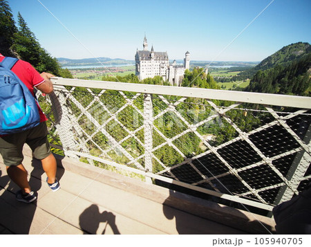 ノイシュヴァンシュタイン城(マリエン橋から), 2023, 夏 ノイシュヴァンシュタイン城(マリエン橋から), 2023, 夏 105940705