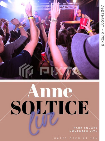 Anne soltice live, park square, november 17th, gates open at 7pm, diverse people enjoying at concert Anne soltice live, park square, november 17th, gates open at 7pm, diverse people enjoying at concert 105942047