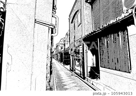 【京都の白黒】京町屋が並ぶ先斗町のディープな世界 【京都の白黒】京町屋が並ぶ先斗町のディープな世界 105943013