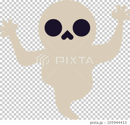 Halloween Ghost Vector Illustration Spooky Floating Ghost Halloween Ghost Vector Illustration Spooky Floating Ghost 105944413