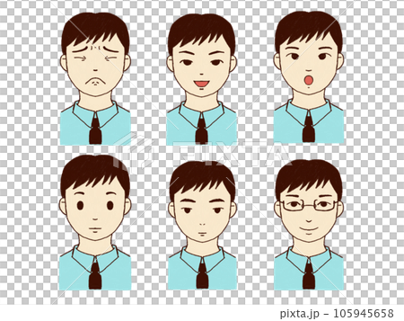 年輕人面部表情集 105945658