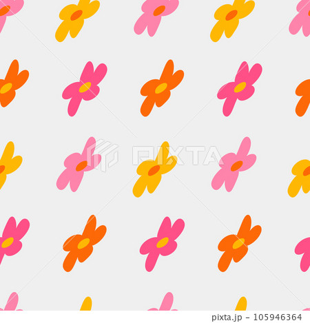 Seamless background A simple whimsical minimal earthy 2 tone color. Baby wallpaper or boho fashion all over the print. Stay groovy Seamless background A simple whimsical minimal earthy 2 tone color. Baby wallpaper or boho fashion all over the print. Stay groovy 105946364