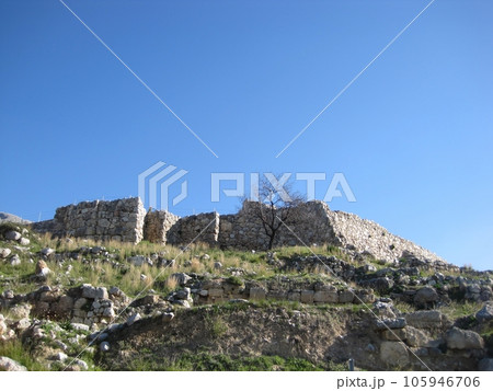 ミケーネの古代遺跡 ギリシアにて ミケーネの古代遺跡 ギリシアにて 105946706