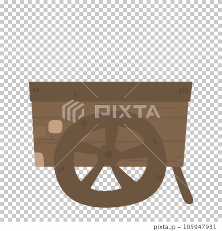 Wood wagon harvest autumn season 105947931