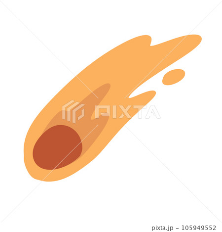 meteor cute in space 105949552