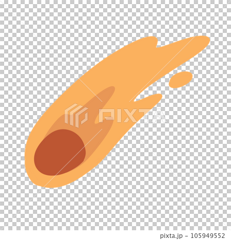 meteor cute in space 105949552