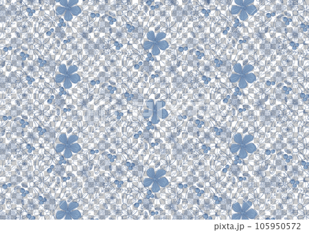 美麗的植物線條畫植物學背景材料，自然，圖案 105950572