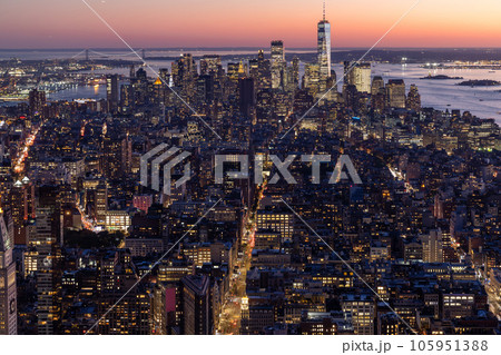New York City skyline 105951388