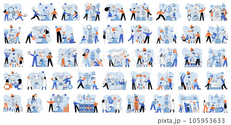 Team solving problems Project completed, work done, test, option approved, document checked Business growth and investment Problem-solving, business challenge Team work and team building, corporate Team solving problems Project completed, work done, test, option approved, document checked Business growth and investment Problem-solving, business challenge Team work and team building, corporate 105953633