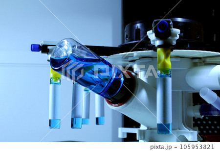 Liquid Chemical Vaccine Testing On Laboratory Equipment Liquid Chemical Vaccine Testing On Laboratory Equipment 105953821