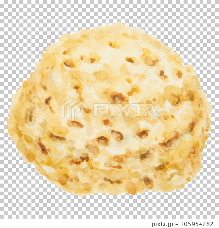 Watercolor hand drawn yellow sea sponge. Zero waste natural eco product for body washing and selfcare. Washcloth for sauna and shower. Clip art for prints, for spa, beauty, cosmetic and massage salon 105954282