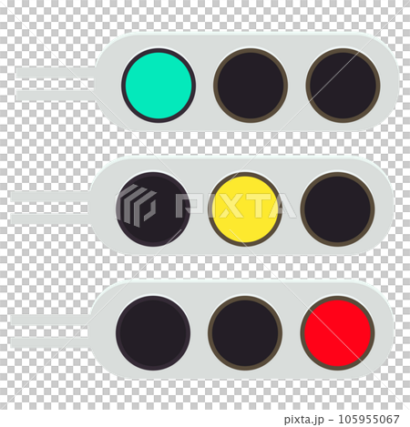 Traffic light illustration material vector Traffic light illustration material vector 105955067