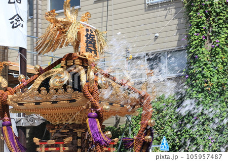 富岡八幡宮のお神輿 江戸三大祭り 水かけ祭り 富岡八幡宮のお神輿 江戸三大祭り 水かけ祭り 105957487