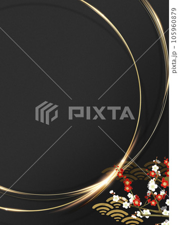 高級感のある和風の素材 高級感のある和風の素材 105960879